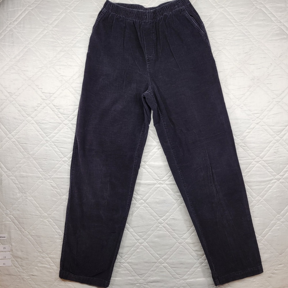 Cabin Creek 100% cotton‎ black corduroy pull on pants size 12T